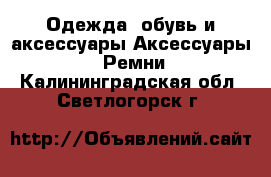 Одежда, обувь и аксессуары Аксессуары - Ремни. Калининградская обл.,Светлогорск г.